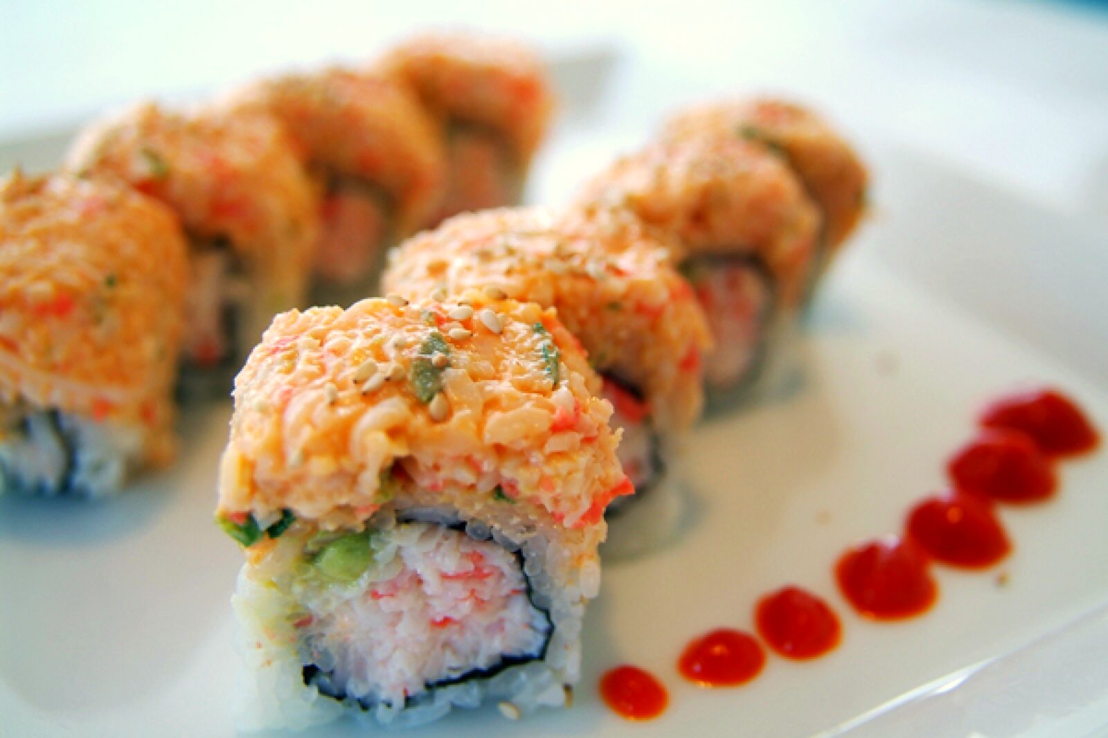 Fire Fighter Roll at Minato Sushi
